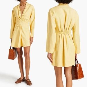 Sandro Amaria Cross-Over Neckline Dress